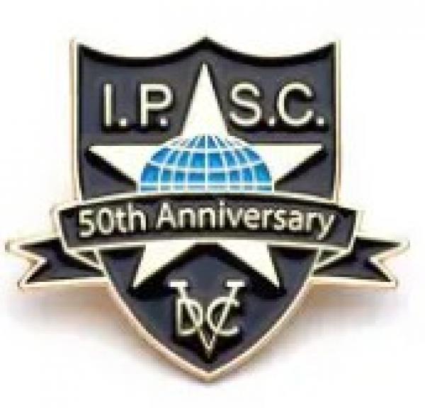 IPSC Offizieller Revers-Pin zum 50. Jubiläum